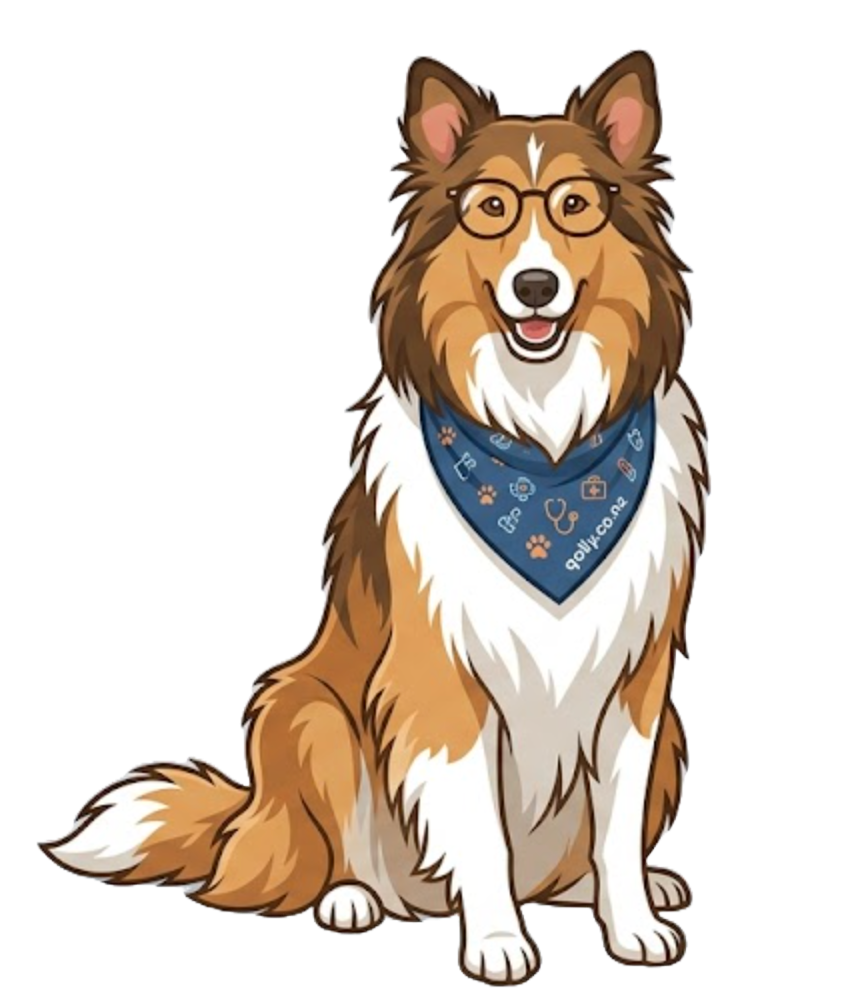 Qolly, the collie